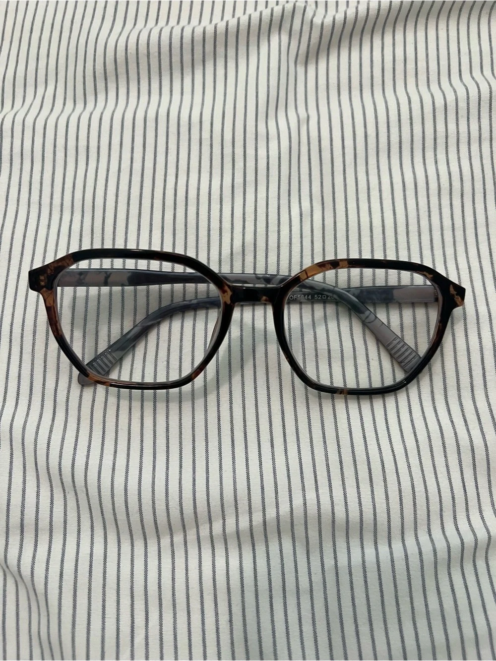 Tortoiseshell Rounded Glasses Frames - Brown